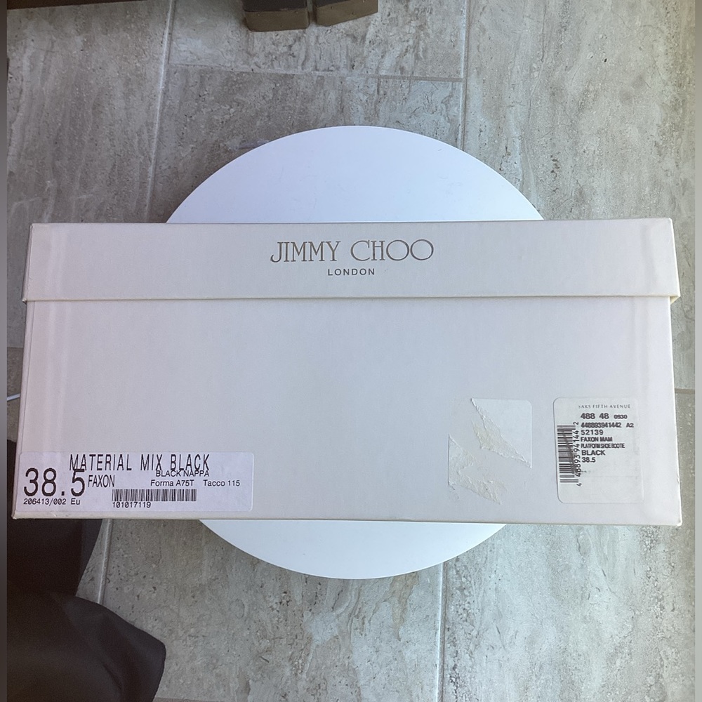 NIB Jimmy Choo Black Faxon Stiletto Ankle Boots - Picture 13 of 14